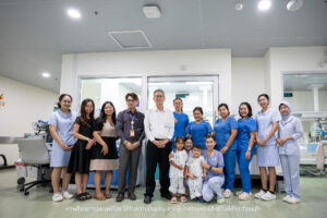 รพ.ศูนย์การแพทย์ มวล.ร่วมกับ มูลนิธิเด็กโรคหัวใจ ฯ ผ่าตัดรักษาโรคหัวใจพิการแต่กำเนิด ในเด็กสำเร็จ